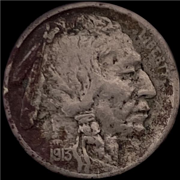 1913 Type 1 Buffalo Nickel NEARLY UNCIRCULATED