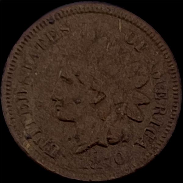 1860 Indian Head Cent NEARLY UNCIRCULATED