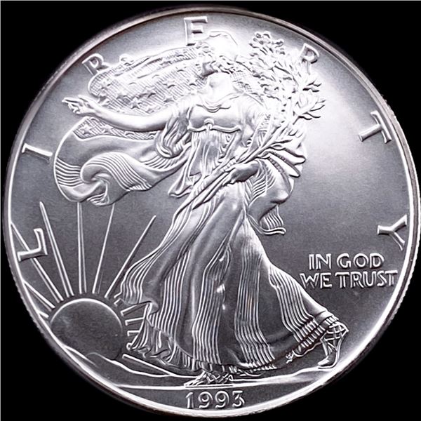 1993 Silver American Eagle $1 SUPERB GEM BU