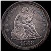 Image 1 : 1858 Seated Liberty Quarter CLOSELY UNCIRCULATED
