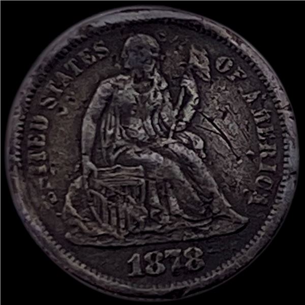 1878-S Silver Seated Liberty Dime HIGH GRADE