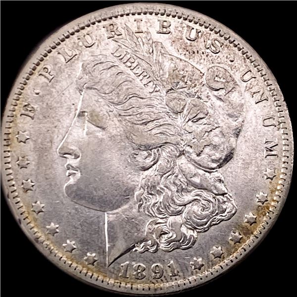 1891-O Silver Morgan Dollar NEARLY UNCIRCULATED