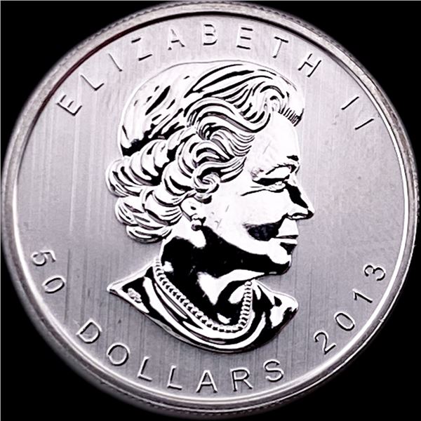 2013 Platinum 1 oz Canadian Maple Leaf $50 SUPERB GEM BU