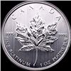 Image 2 : 2013 Platinum 1 oz Canadian Maple Leaf $50 SUPERB GEM BU