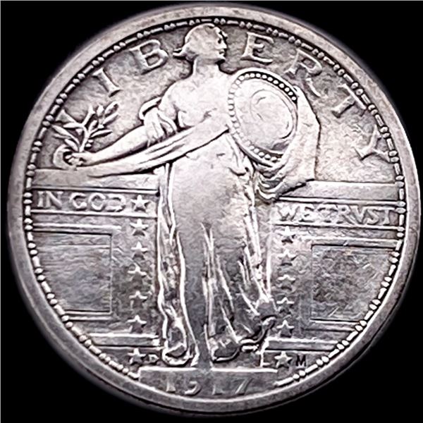1917 Type 1 Standing Liberty Quarter LIGHTLY CIRCULATED