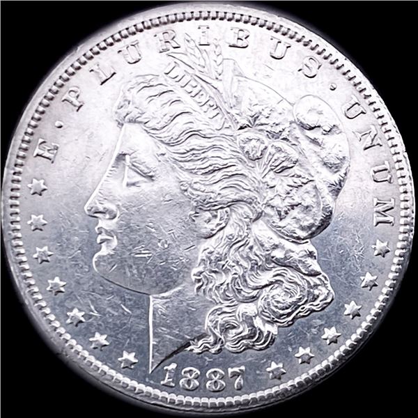 1887 Silver Morgan Dollar CLOSELY UNCIRCULATED