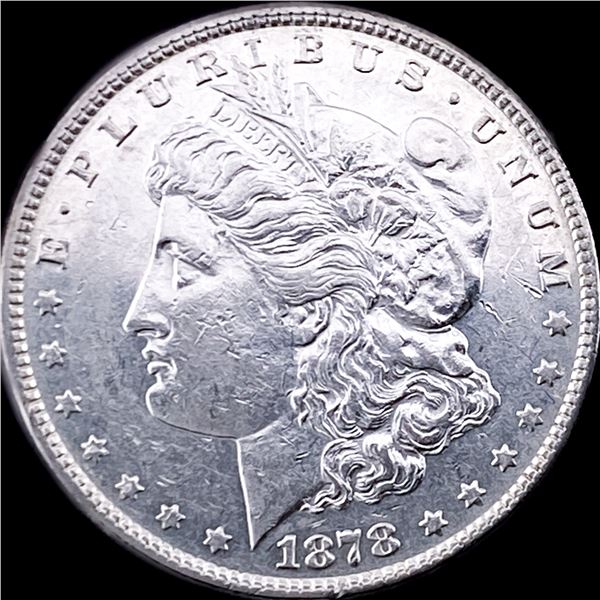 1878 Silver Morgan Dollar CLOSELY UNCIRCULATED