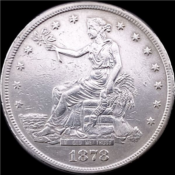 1878-S Silver Trade Dollar CLOSELY UNCIRCULATED
