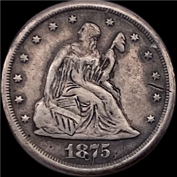 1875-CC Silver Twenty Cents HIGH GRADE