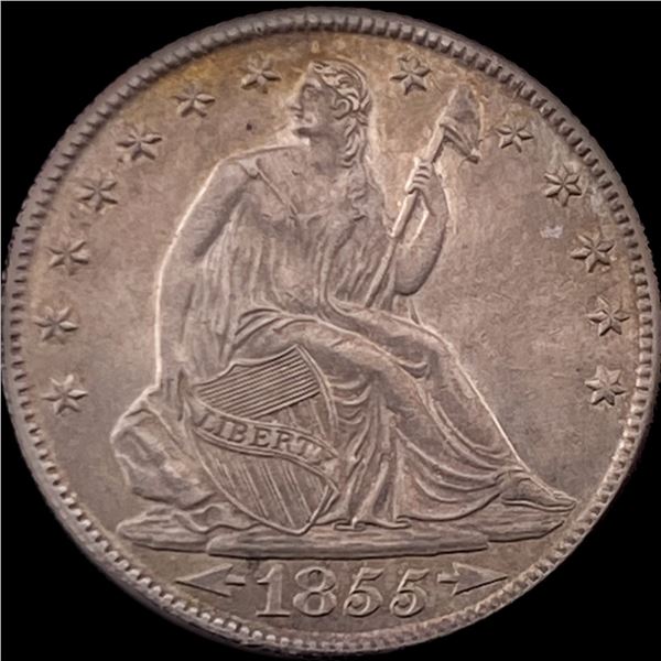 1855-O Silver Half Dollar (Seated Liberty) HIGH GRADE