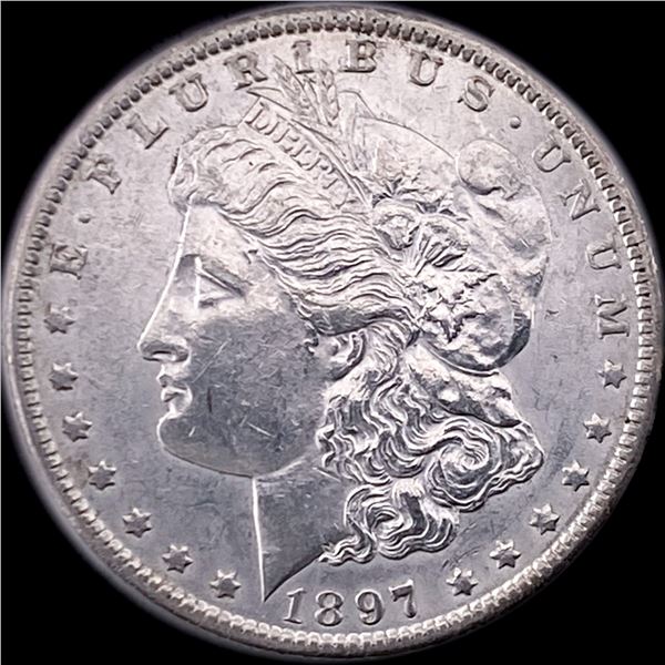 1897-S Silver Morgan Dollar CHOICE AU