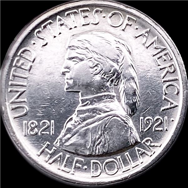 1921 Silver Half Dollar Missouri Centennial CLOSELY UNCIRCULATED
