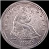 Image 1 : 1858 Silver Seated Liberty Quarter CLOSELY UNCIRCULATED