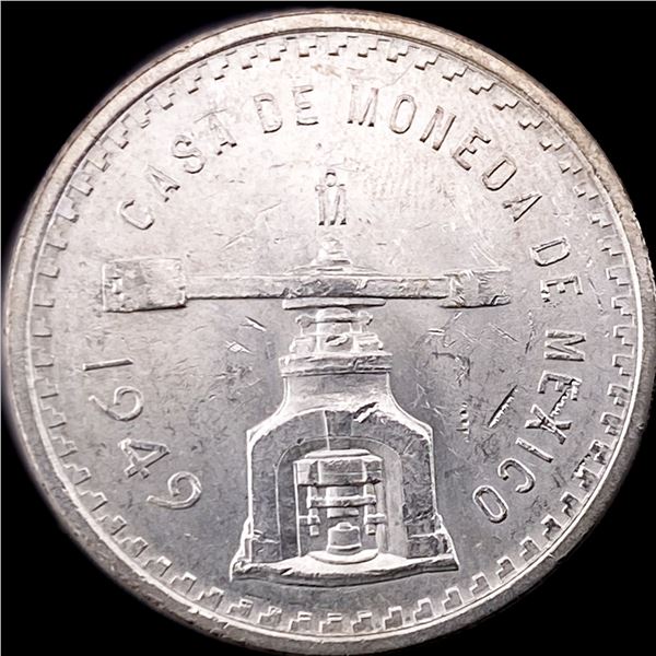 1949 Mexico Silver 1 Onza Troy .925 UNCIRCULATED