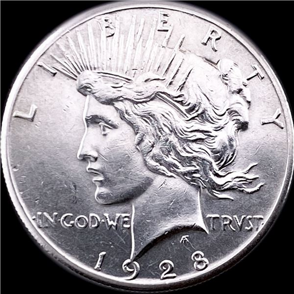 1928 Silver Peace Dollar CLOSELY UNCIRCULATED