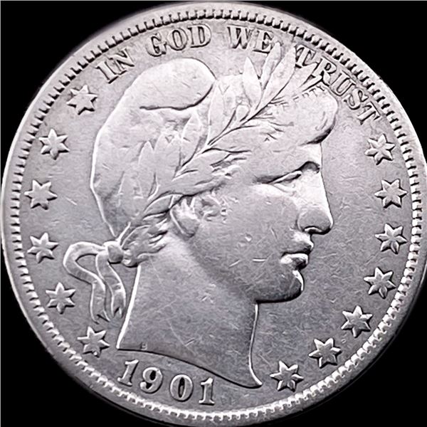 1901 Barber Half Dollar NICELY CIRCULATED