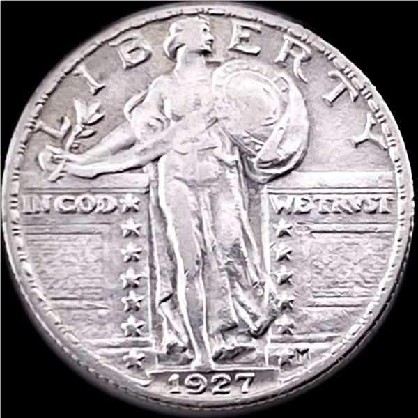 1927-S Silver Standing Liberty Quarter NEARLY UNCIRCULATED