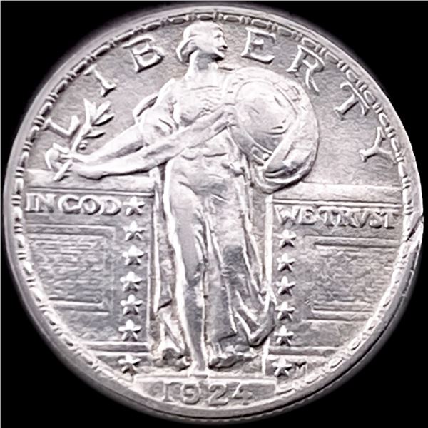 1924 Standing Liberty Silver Quarter CLOSELY UNCIRCULATED