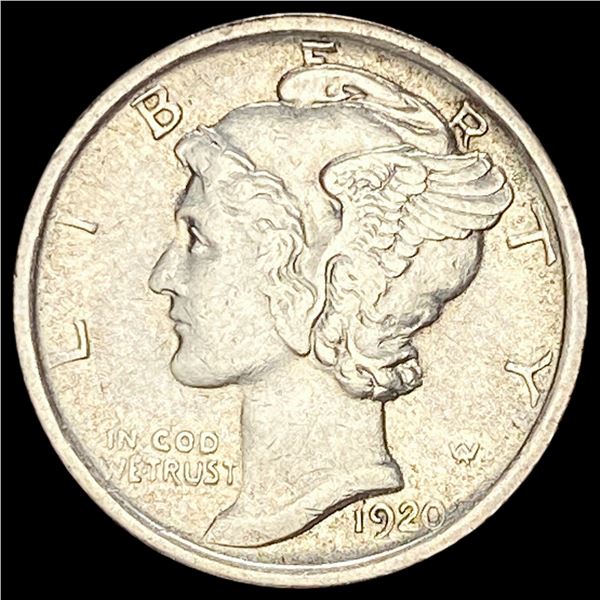 1920-S Silver Mercury Dime CLOSELY UNCIRCULATED