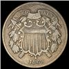 Image 2 : 1869 Bronze Two-Cent Piece LIGHTLY CIRCULATED