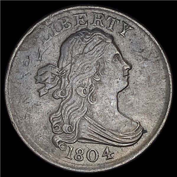 1804 Copper Half Cent CLOSELY UNCIRCULATED
