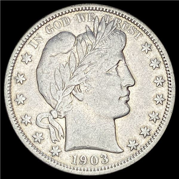1903 Barber Half Dollar LIGHTLY CIRCULATED