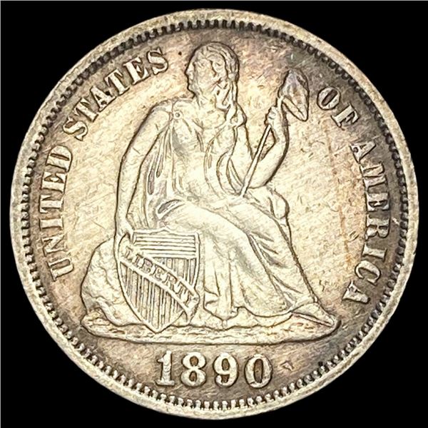 1890 Seated Liberty Dime CLOSELY UNCIRCULATED