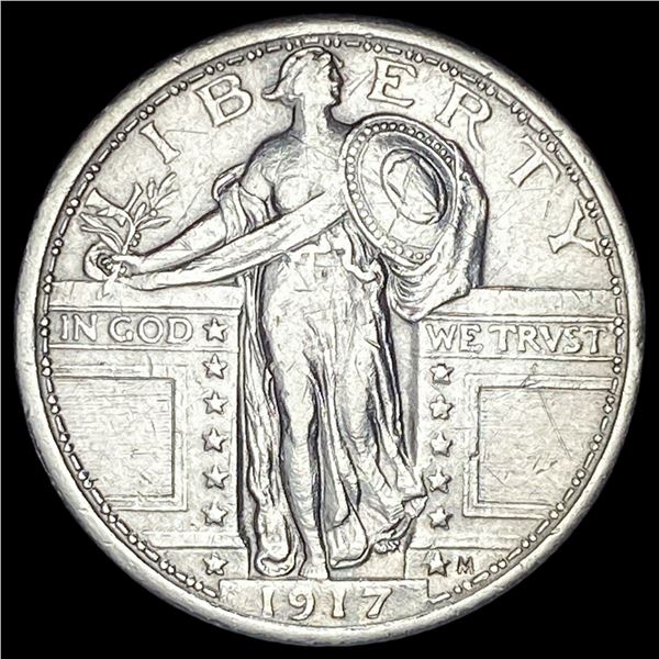 1917 Type 1 Standing Liberty Quarter CLOSELY UNCIRCULATED
