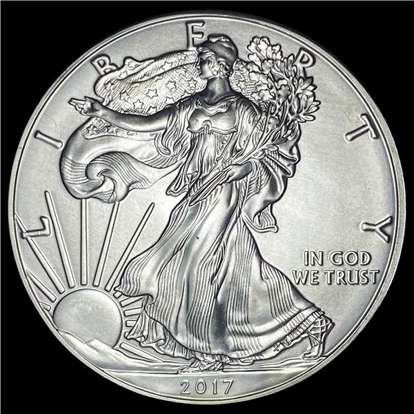 2017 1 oz Silver American Eagle $1 SUPERB GEM BU