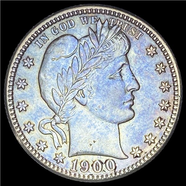 1900-S Silver Barber Quarter CLOSELY UNCIRCULATED