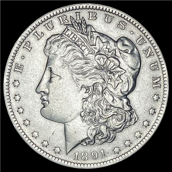 1891-S Silver Morgan Dollar CLOSELY UNCIRCULATED