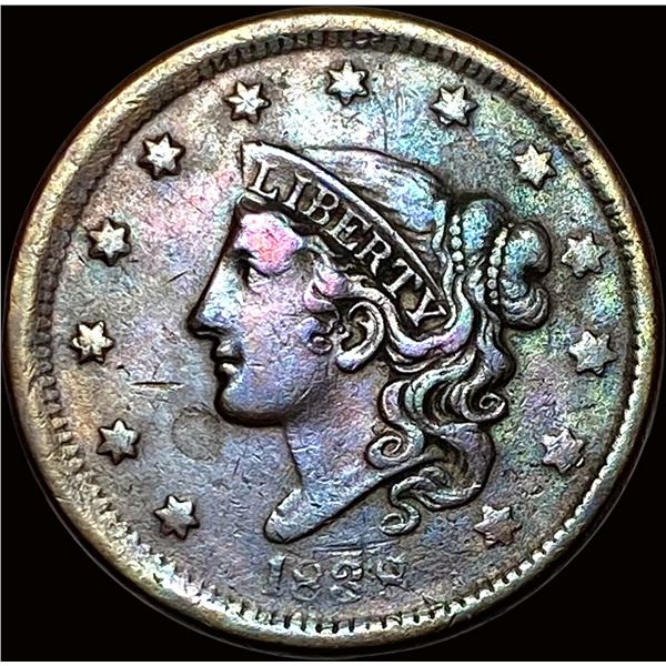 1828 Coronet Head Large Cent LIGHTLY CIRCULATED