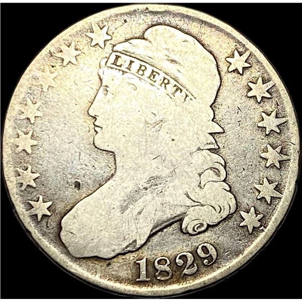 1829 Capped Bust Half Dollar NICELY CIRCULATED
