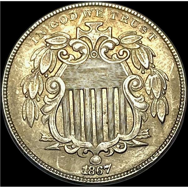 1867 Shield Nickel CLOSELY UNCIRCULATED