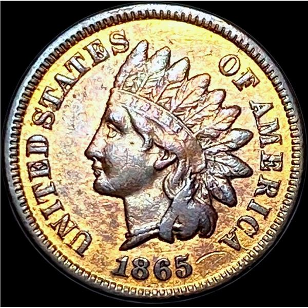 1865 Copper-Nickel Indian Head Cent CLOSELY UNCIRCULATED