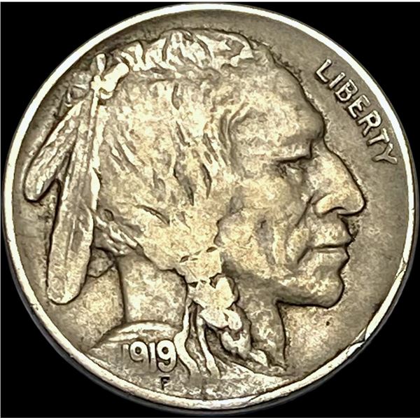 1919-D Buffalo Nickel NEARLY UNCIRCULATED