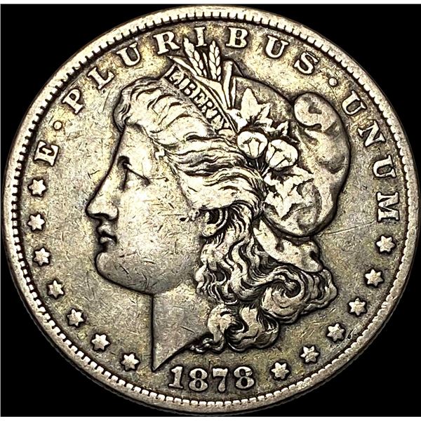 1878 Silver Morgan Dollar NEARLY UNCIRCULATED