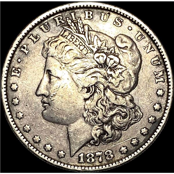 1878 Silver Morgan Dollar NEARLY UNCIRCULATED