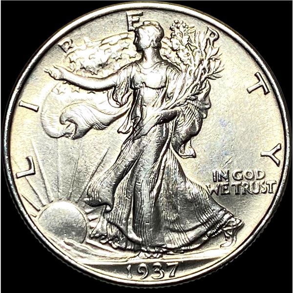 1937 Walking Liberty Half Dollar CLOSELY UNCIRCULATED