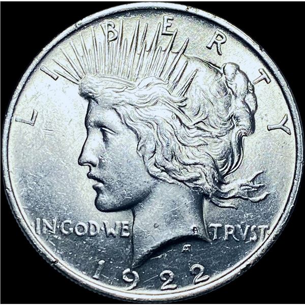 1922 Silver Peace Dollar CHOICE BU