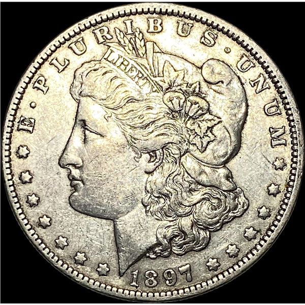 1897-S Silver Morgan Dollar NEARLY UNCIRCULATED