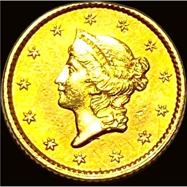 1853 Gold $1 Type 1 CLOSELY UNCIRCULATED