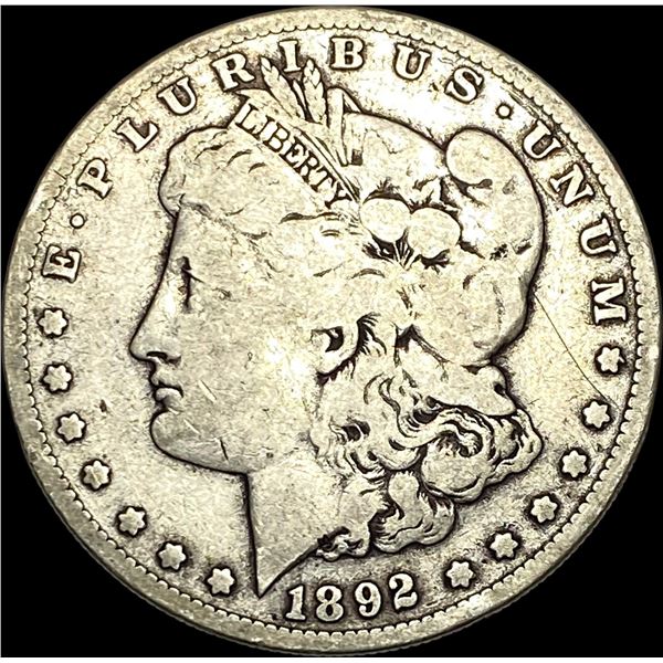 1892 Silver Morgan Dollar NICELY CIRCULATED
