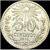 Image 2 : 1914 Mexico Silver 50 Centavos M UNCIRCULATED