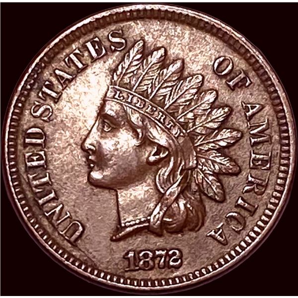1872 Indian Head Cent CLOSELY UNCIRCULATED
