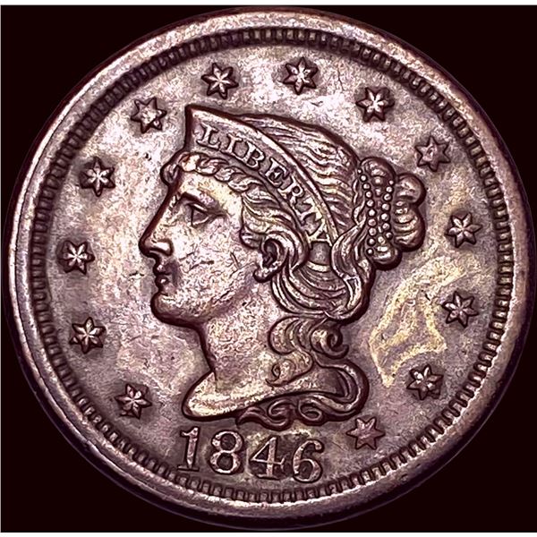1846 Braided Hair Large Cent CLOSELY UNCIRCULATED