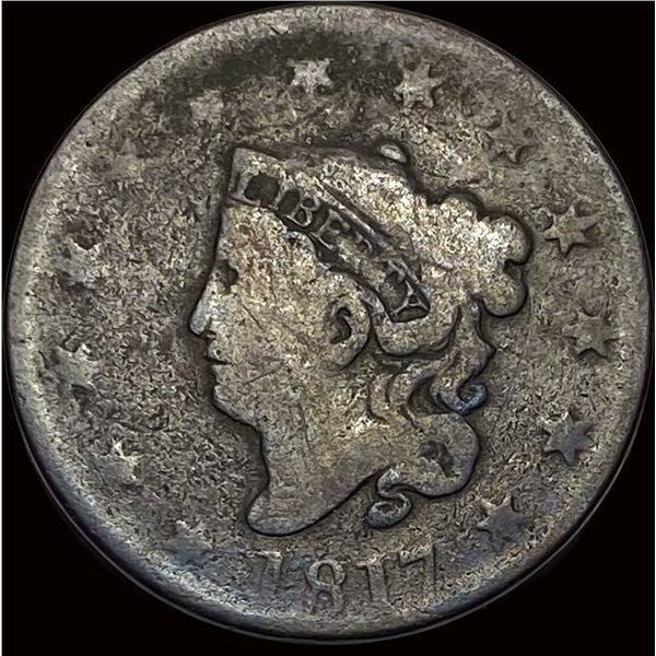 1817 Coronet Head Large Cent NICELY CIRCULATED
