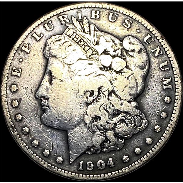 1904-S Silver Morgan Dollar NICELY CIRCULATED