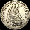 Image 1 : 1853 Arrows Seated Liberty Quarter NEARLY UNCIRCULATED