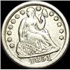 Image 1 : 1851 Seated Liberty Dime NEARLY UNCIRCULATED